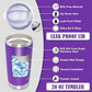 20oz Tumbler Insulated Coffee Tumblers with Lid Stainless Steel Purple 1P