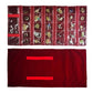 Travel Jewelry Roll Bag Portable Organizer Pouch With Grids&PVC Cover Storage Bags for Necklace