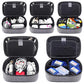Travel Electronics Organizer Small Carrying Case for Cables Phone Chargers USB Plugs Power Cords Earbuds Adapter Tech Accessories Pouch