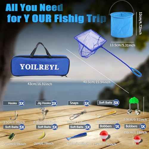 Collapsible Telescopic Fishing Rod and Reel Combo Push Button Small Fishing Pole Kit Beginner Youth Girls Fishing Starter Set Tackle