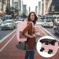Pink Rolling Backpack