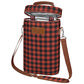 2 Bottle Insulated Wine Tote Carrier Bag