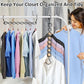 12 Pack Space Saving Hangers for Clothes Sturdy Metal Hangers Heavy Duty (12 Count)
