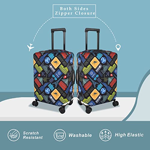 Travel Luggage Cover Suitcase Protector Fits 27
