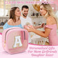 Mini Initial Makeup Bag
