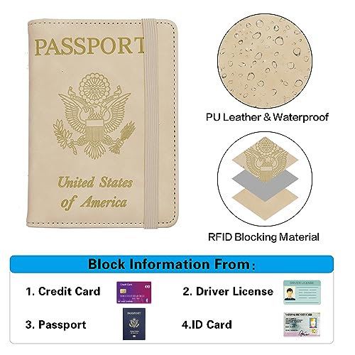 Premium Leather Passport Holder Covers Case
