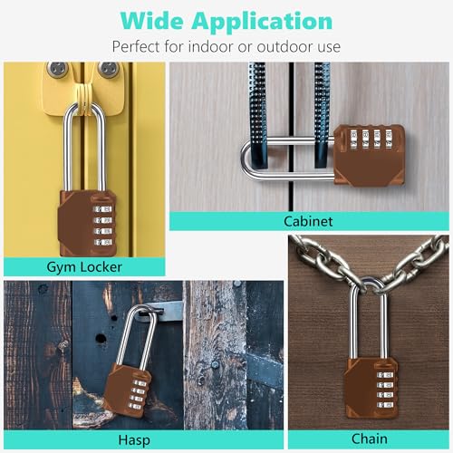 CL21MC 2.6 Inch Long Shackle Combination Lock