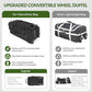 86L Collapsible Wheeled Duffle Bag Waterproof