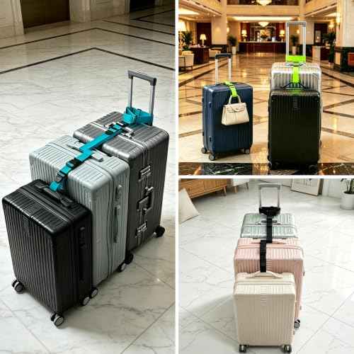 2 Pack Luggage Connector Straps
