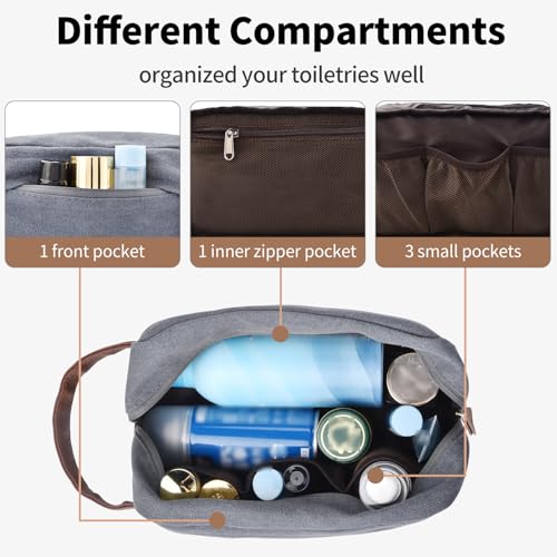 50L Canvas Duffle Bag for Travel Weekender Gym Overnight Carry