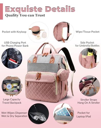 Diaper Bag with Changing Station
