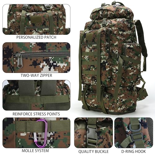 Hiking Backpack for Men 70L