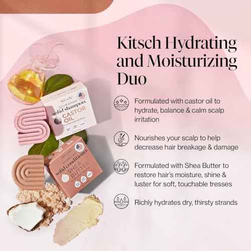 Castor Oil Shampoo & Shea Butter Conditioner Bar (5.9 Ounce)