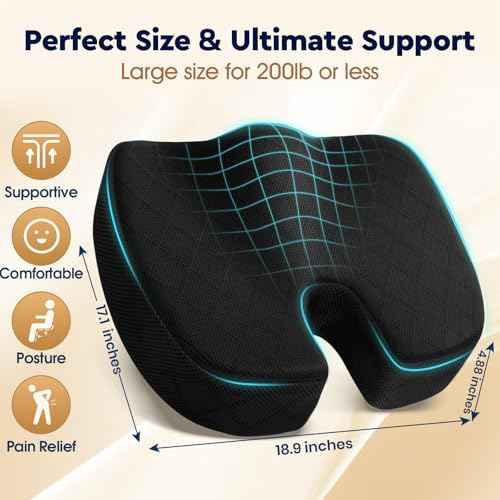 Seat Cushion Memory Foam Office Chair Cushion