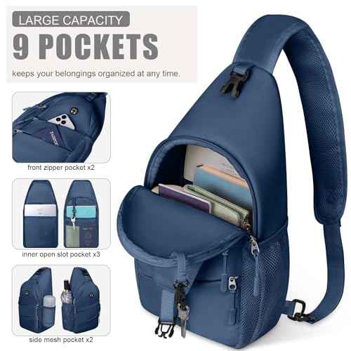Crossbody Bags for Women Men Trendy Sling Bag Backpack Chest Bag