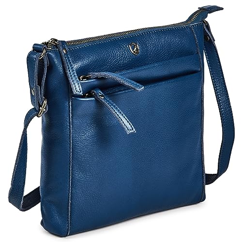 Leather Crossbody Bags for Women Small Genuine Nappa Purse Multi