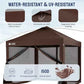 Gazebo 10x10 Pop Up Canopy with Mosquito Netting
