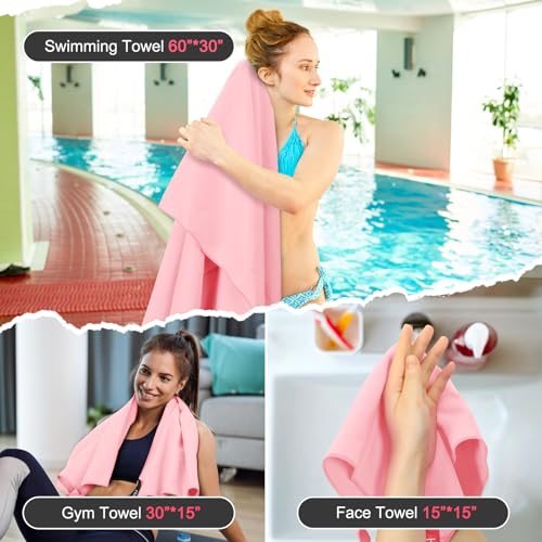 Quick Dry Travel Towel (3 Count)