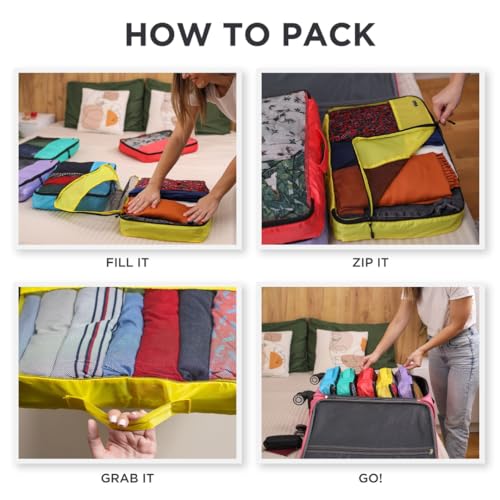 Small Packing Cubes for Travel (5 Count)