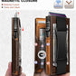 Men Slim Leather Wallet Metal Case Money Clip