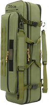 Suwequest Portable Widened Fishing Rod Bag Waterproof Fishing Bag Multi Functional Big-Capacity Outdoor Sea Rod Tackle Bag