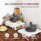3 Quarts Nonstick Saucepan with Double Pouring Spout