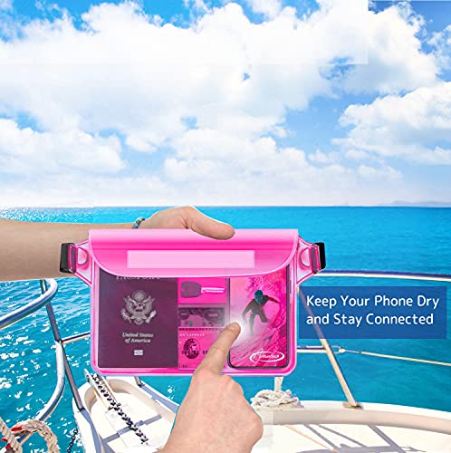 Waterproof Pouch with Waist Strap (2 Count)