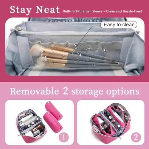 Travel Makeup Bags for Women (3 Count)