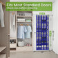 Over the Door Shoe Organizer with 40 Large Breathable Mesh Pockets