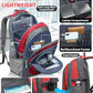 Backpack Bookbag for College Sturdy Travel Business Hiking Fit Laptop Up to 15.6 Inch Multi Compartment Gifts for Men Women Night Light Reflective