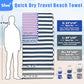 2 in 1 Microfiber Oversized Beach Towel