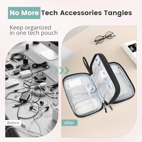 Tech Pouch Lightweight Electronics Organizer Travel Case