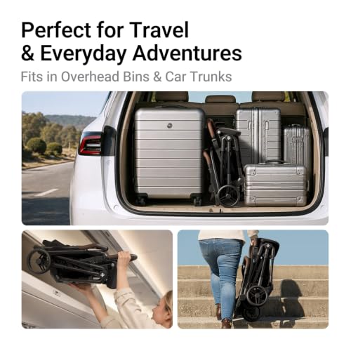 Ultra Air Lightweight Baby Travel Stroller with Carbon Fiber Frame