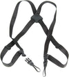 OP/TECH USA Bino/Cam Harness with Quick Release – Dual Camera Harness & Shoulder Strap – DSLR Camera Strap – Binocular Harness for Hiking – Webbing, Black - Made in USA