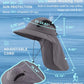 UPF 50+ Sun Hats for Men Women Wide Brim Fishing Hat with Neck Flap Summer Beach Safari UV Protection Bucket Hat Gardening Dark Grey