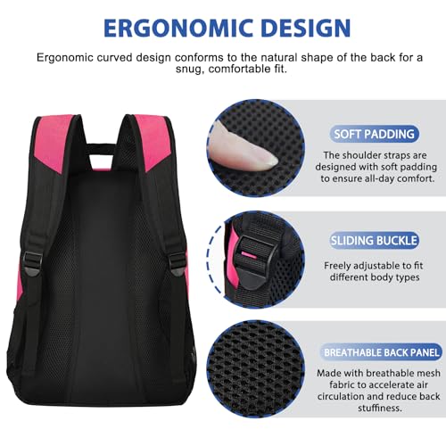 Soccer Backpack Bag with Ball Holder Ventilated Shoe Compartment Large Capacity Sports Gear Bag for Basketball Volleyball Gym
