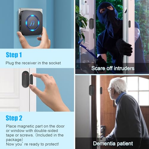 Door Chime Alarm When Open for Kids Safety