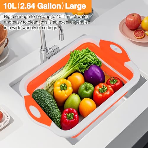 Collapsible BBQ Prep Tub