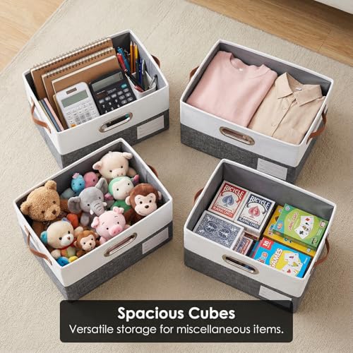 Storage Bins with Lids [3 (3 Count)