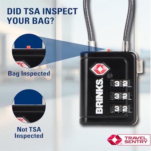 TSA Accepted Indicator Luggage Lock (2 Count)
