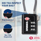 TSA Accepted Indicator Luggage Lock (4 Count)