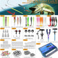 Fishing Backpack with Tackle Boxes and Rod Holder