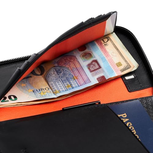 Travel Folio Leather Passport Wallet