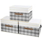 Collapsible Storage Bins with Lids (3 Count)