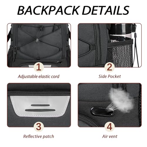 Basketball Backpack with Ball Compartment