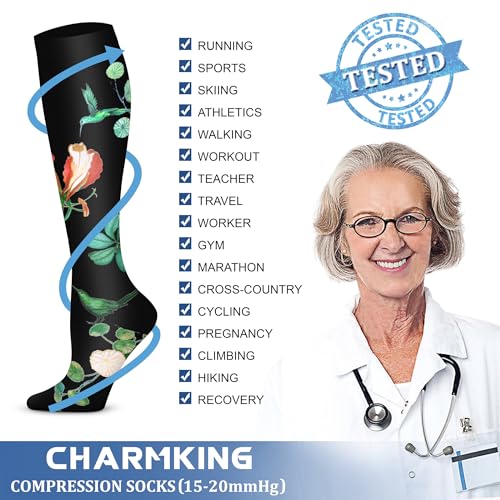 Compression Socks for Women & Men Circulation (3 Count)