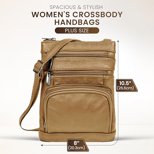leather Crossbody Purses for Women