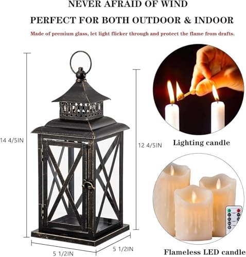Lantern Decorative Indoor & Outdoor (2 Count)