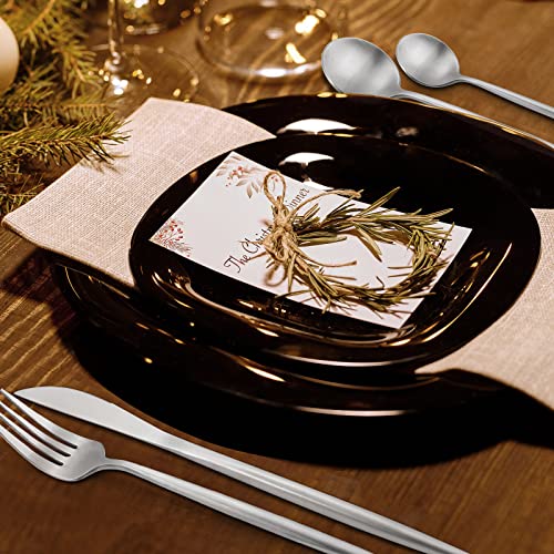 40 Piece Stainless Steel Flatware Set (8 Count)