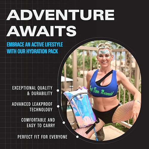 Transparent Clear Sojourner Rave Hydration Pack